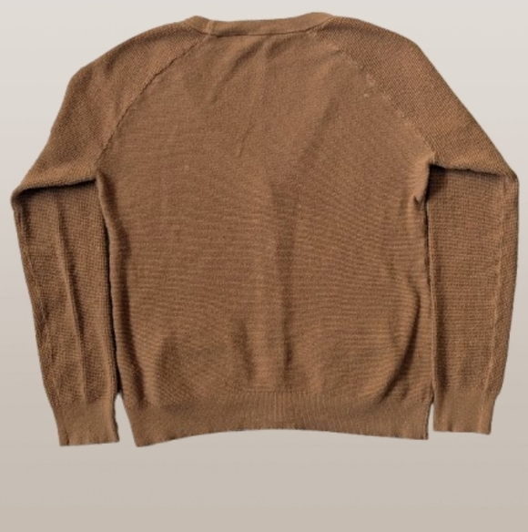 Levi's Knit Button Down Cardigan Light Brown Size M - Picture 3 of 5